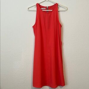 Maurices Sleeveless Scoop Coral Mini Dress With Pockets Size Small